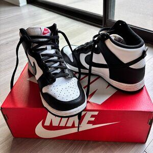Womens Nike High Dunk White/Black
